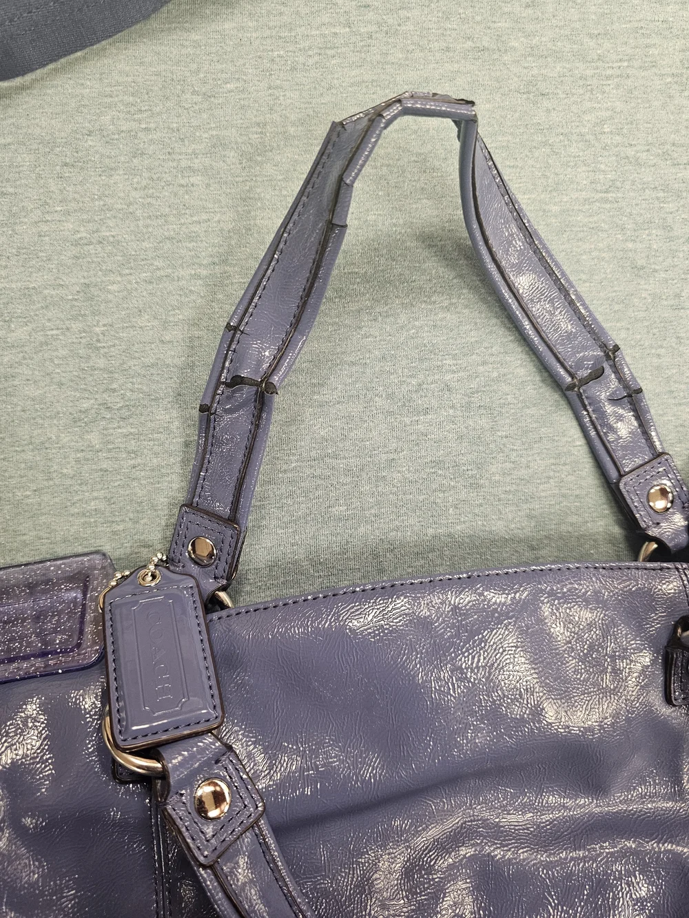 Coach Daisy Liquid Glass Satchel